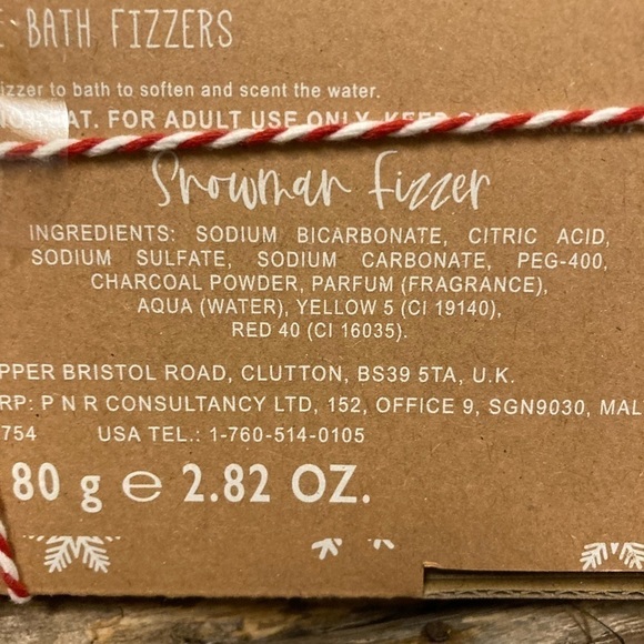 NIB! NEW HAPPY HOLIDAYS FESTIVE PEPPERMINT BATH FIZZERS - Picture 8 of 12